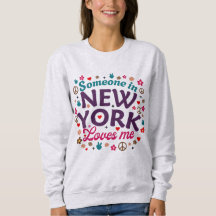 Alguém em Nova York Me Ama Design Retrô Divertido