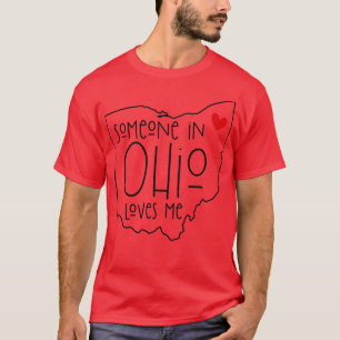 Camiseta Alguém Em Ohio Me Ama