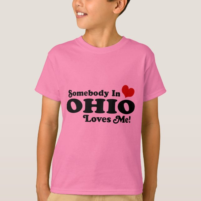 Camiseta Alguém em Ohio me ama (Frente)