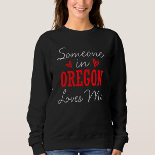 Camiseta Alguém Em Oregon Me Ama O Casal De Relação Sal