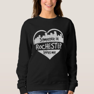 Camiseta Alguém Em Rochester Me Ama Rochester New York H
