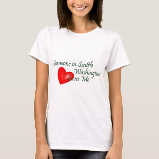 Camiseta Alguém em Seattle ama-me