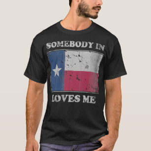Camiseta Alguém Em Teas Me Ama Homens Adolescentes Mulheres