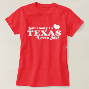 Camiseta Alguém em Texas ama-me
