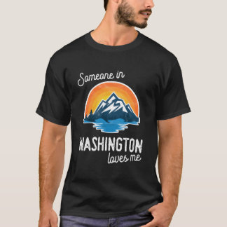 Camiseta Alguém em Washington Me Ama