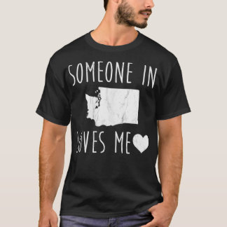 Camiseta Alguém em Washington me ama