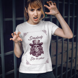 Camiseta Alguém me pare, por favor, vintage halloween