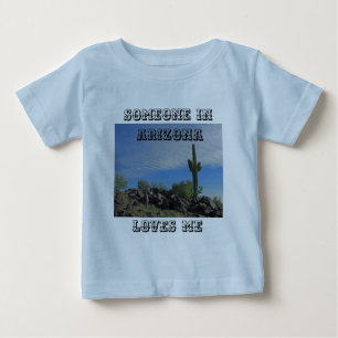 Camiseta Alguém na arizona ama-me foto do cacto do Saguaro