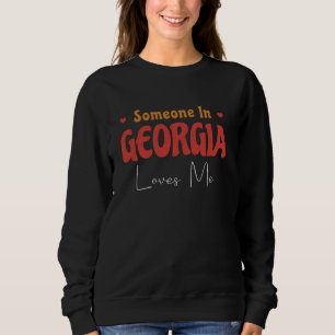 Camiseta Alguém Na Geórgia Me Ama Estado Americano