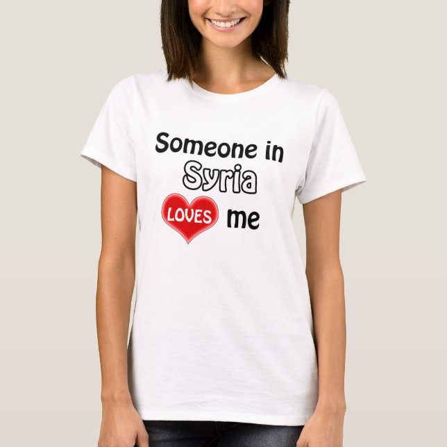Camiseta Alguém na Síria me ama (Frente)