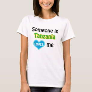Camiseta Alguém na Tanzânia me ama