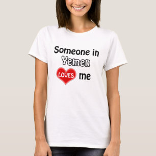 Camiseta Alguém no Iêmen me ama
