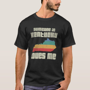 Camiseta Alguém No Kentucky Me Ama Retro Land Map State
