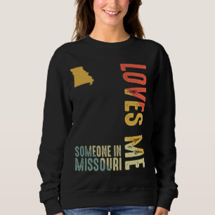 Camiseta Alguém No Missouri me ama o Estado retrô clássico