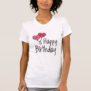 Camiseta Alguém que amo era nascer hoje - Feliz Aniversário
