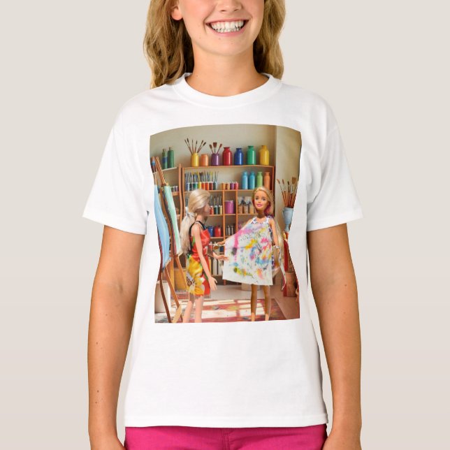 Camiseta Alguém quer comprar meu avental. (Frente)