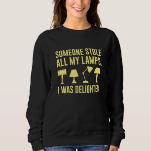 Camiseta Alguém Roubou Todas as Minhas Lâmpadas
