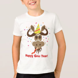Camiseta Algum ano do Gnu de Stuff_Partier Gnu_Happy do