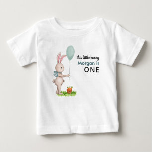 Camiseta Algum Coelhinho é um Balão de Coelho Bonito para 1