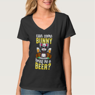 Camiseta Algum Coelhinho Pode Me Trazer Um Coelho De Cervej