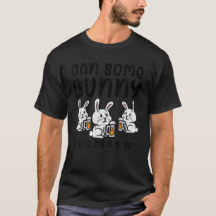 Camiseta Algum Coelhinho Pode Me Trazer Um Felz pascoa Boni