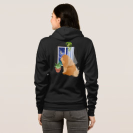 Camiseta ALGUM LUGAR LÁ EM QUE O Zíper Chow VOLTOU/FRENTE