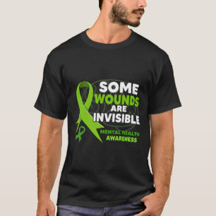 Camiseta Algumas Feridas São Fitas Invisíveis, Saúde Mental