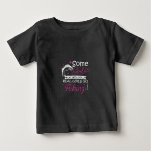 Camiseta algumas garotas brincam com bonecas garotas de ver