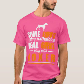 Camiseta Algumas Meninas Brincam Com Bonecas Raparigas Reai