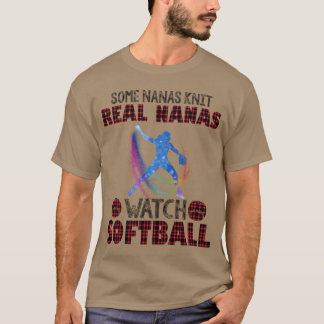 Camiseta Algumas Nanas Tricotam Nanas Reais Assistem Softbo