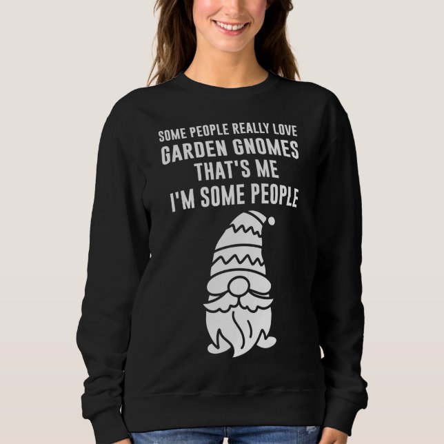 Camiseta algumas pessoas adoram gnomo de jardim (Frente)