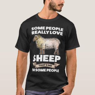 Camiseta algumas pessoas adoram ovelhas