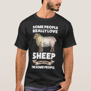 Camiseta algumas pessoas adoram ovelhas