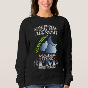 CAMISETA ALGUMAS PESSOAS ESTÃO ASSISTINDO K-DRAMA A NOITE I