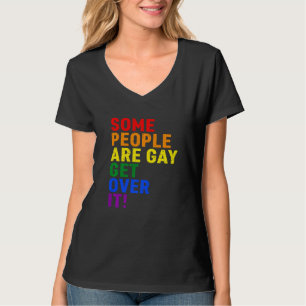 Camiseta Algumas Pessoas são Gay de suporte do Rainbow Prid