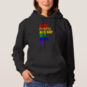 Camiseta Algumas Pessoas são Orgulho gay Lgbt Q Orud Ally R