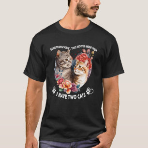 Camiseta Algumas Pessoas Têm Dois Lobos Dentro Eu Tenho Doi