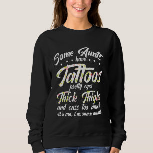 Camiseta Algumas Tias Têm Tatuagens Olhos Bonito Coxas Pesa