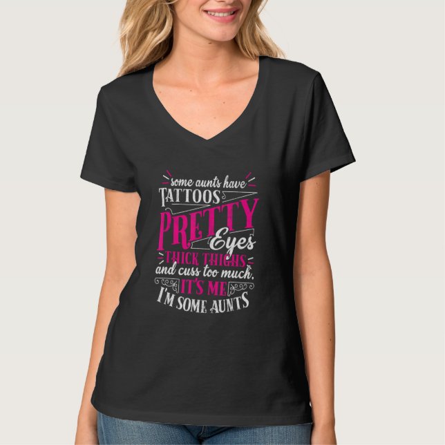 Camiseta Algumas Tias Xingam Demais Citações da Tiazinha (Frente)