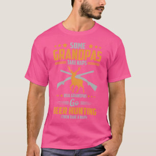 Camiseta Alguns Avôs Fazem Sonecas Avôs Verdadeiros Caçam V