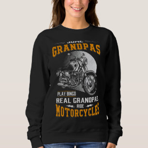 Camiseta Alguns Avós Jogam Bingo Real Vovô Ride Motorc