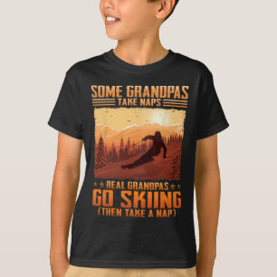 Camiseta Alguns avôs tomam cochilos Avôs de verdade vão esq