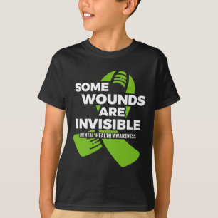 Camiseta Alguns ferimentos Invisíveis de Sentido Mental de 