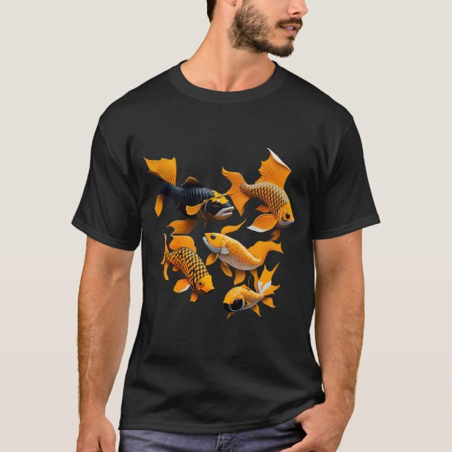 Camiseta alguns peixes (Frente)