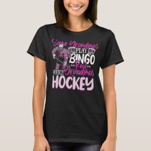Camiseta Alguns vovós tocam Bingo Real Vovô assistindo Hock