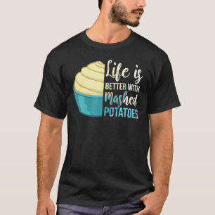 Camiseta Alho De Receita De Batata Lavado