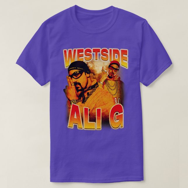 Camiseta Ali G Bootleg Vintage (Frente do Design)