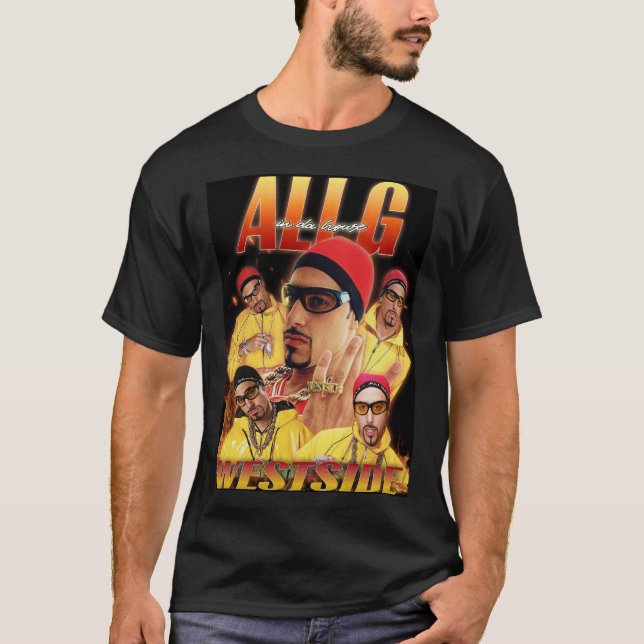 Camiseta Ali G in da house Comedy Movie Rap Character borat (Frente)