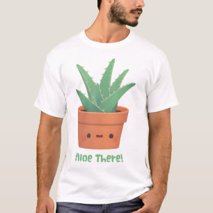 Camiseta Ali, Olá, Aloe Cute Vera Pun