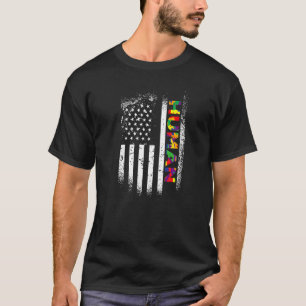 Camiseta Aliado Lgbt Lgbtq+ Bandeira Americana Arco-íris Or